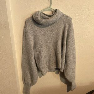 Grey top shop sweater